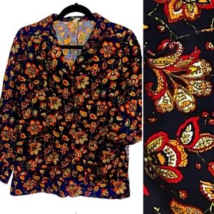 Vintage JEAN SERGE Buttoned Top